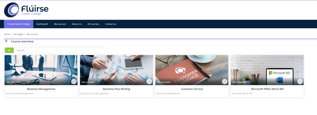 my courses